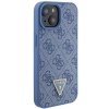 Guess GUHCP15SP4TDSCPB iPhone 15 / 14 / 13 6.1 niebieski/blue hardcase Crossbody 4G Metal Logo